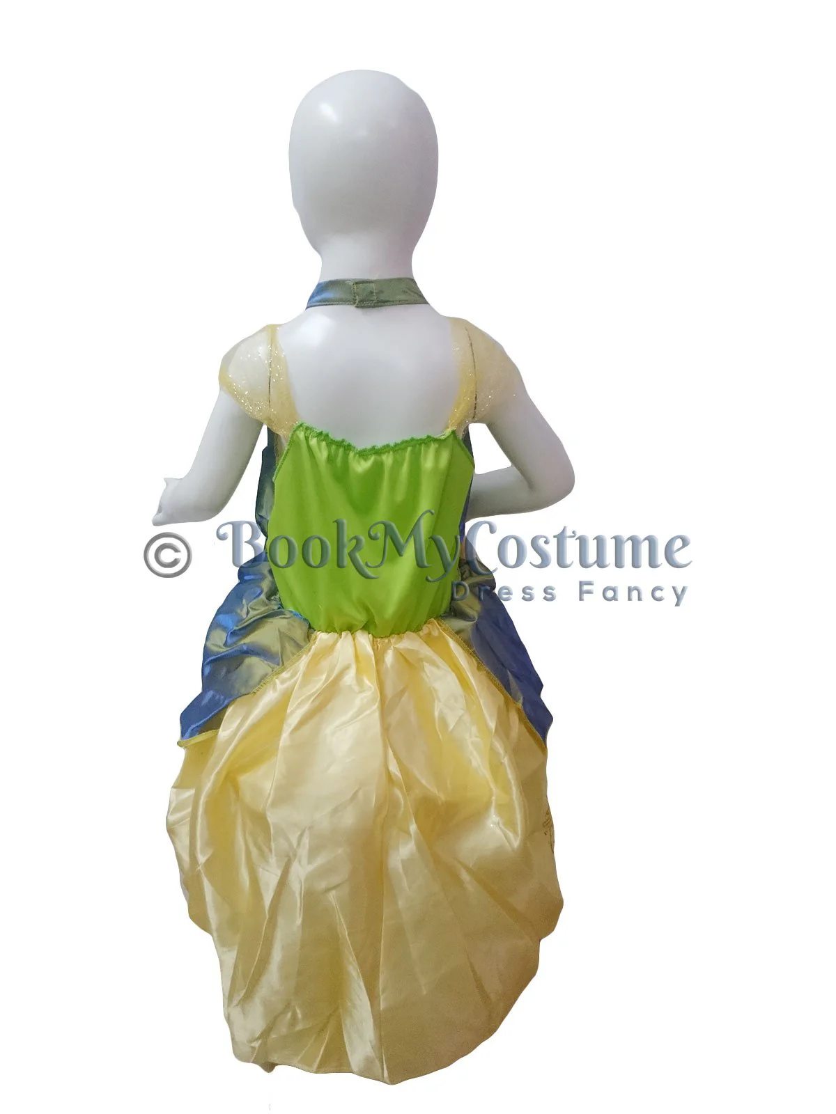 Tiana Disney Princess & the Frog Fairy tale Kids Fancy Dress Costume | Imported - Image 3