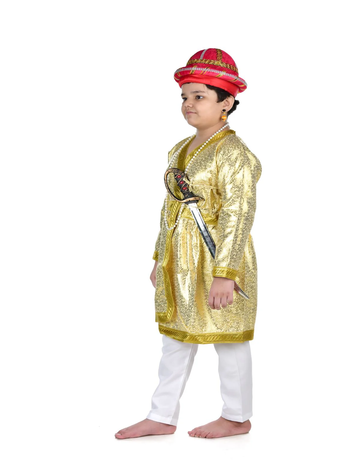 Tipu Sultan Nana Saheb Indian King Kids Fancy Dress Costume for Boys & Men - Image 5
