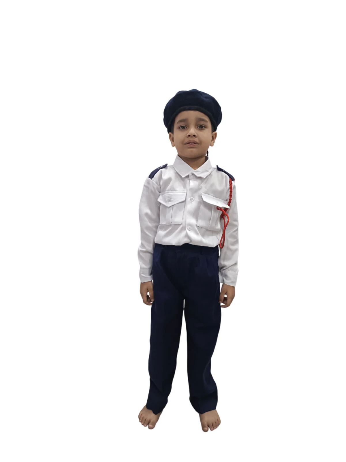 Traffic Police Indian Community Helpers Fancy Dress Costume for Kids - Image 6