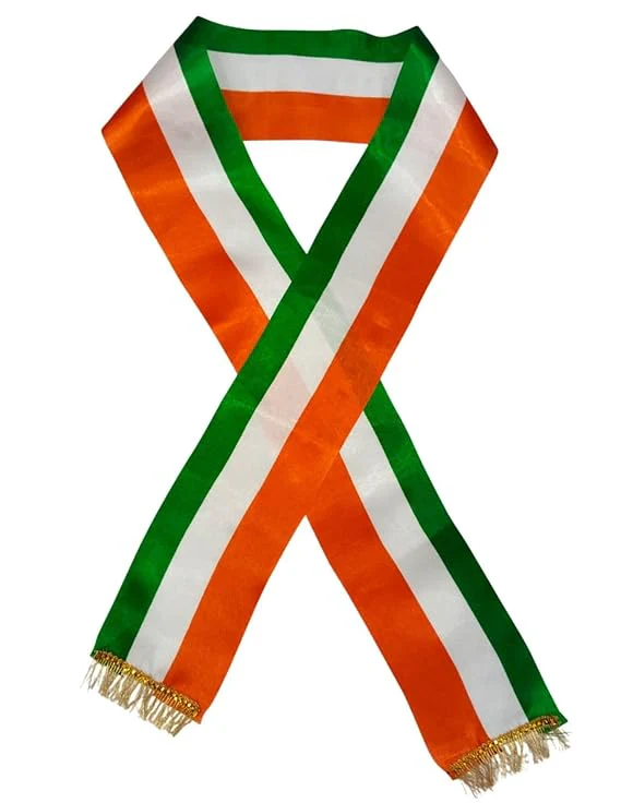 Tricolour Stole Tiranga Independence Day Kids & Adults Costume Accessory - Image 8