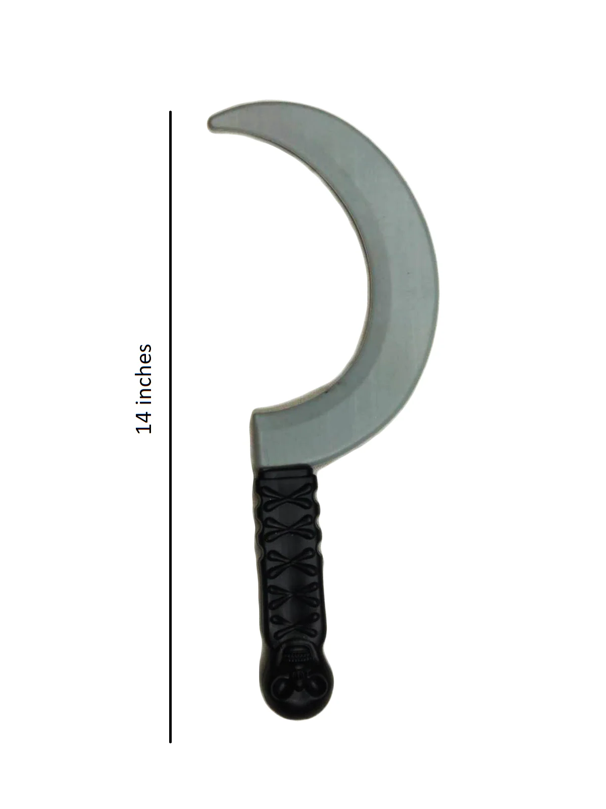 War Scythe Sickle Deamons Asur Rakshas Weapon Plastic Fancy Dress Costume Accessory - Image 3