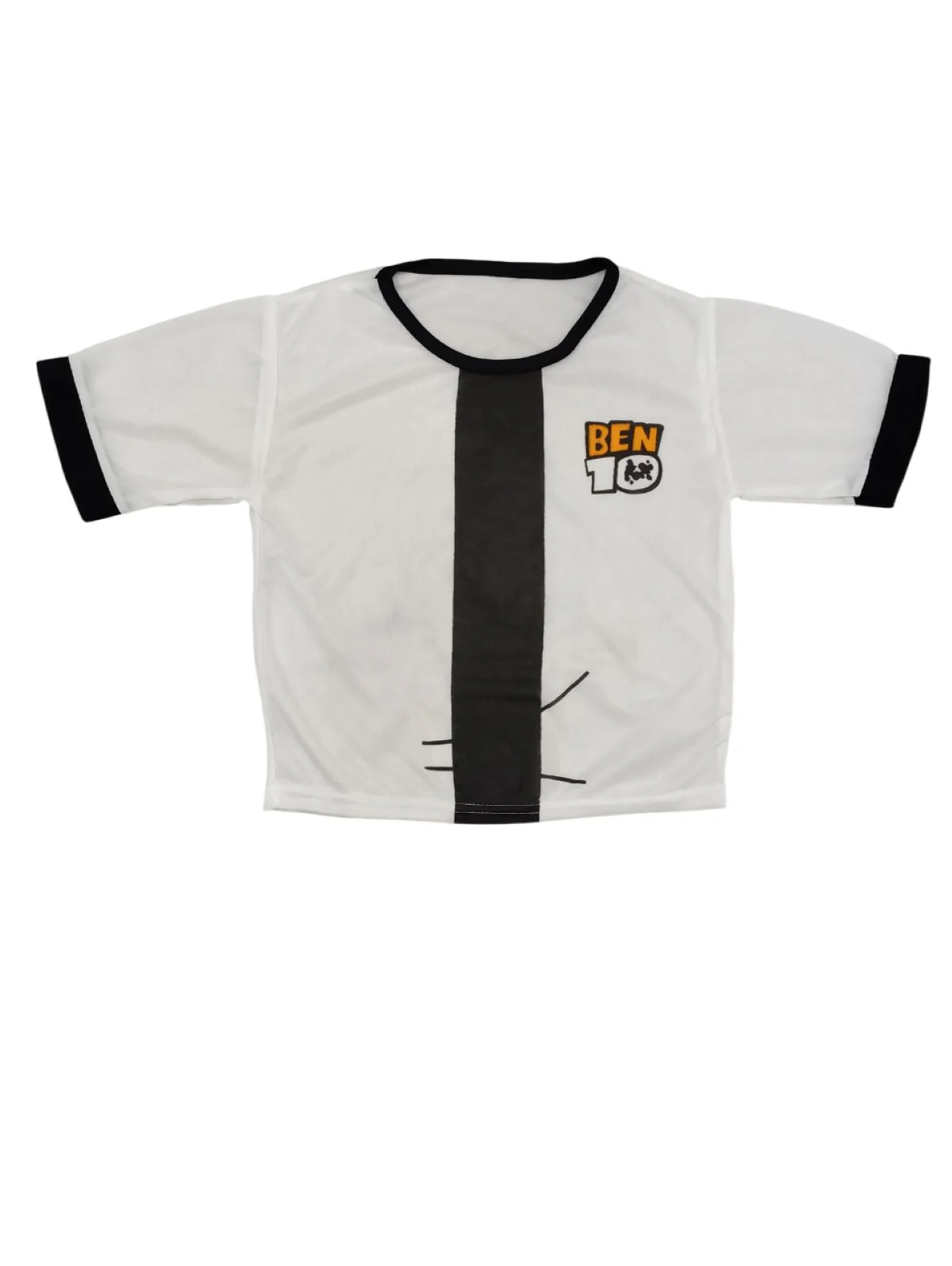 Green & White American Cartoon Series Character Fancy Dress Costume for Kids - Image 5