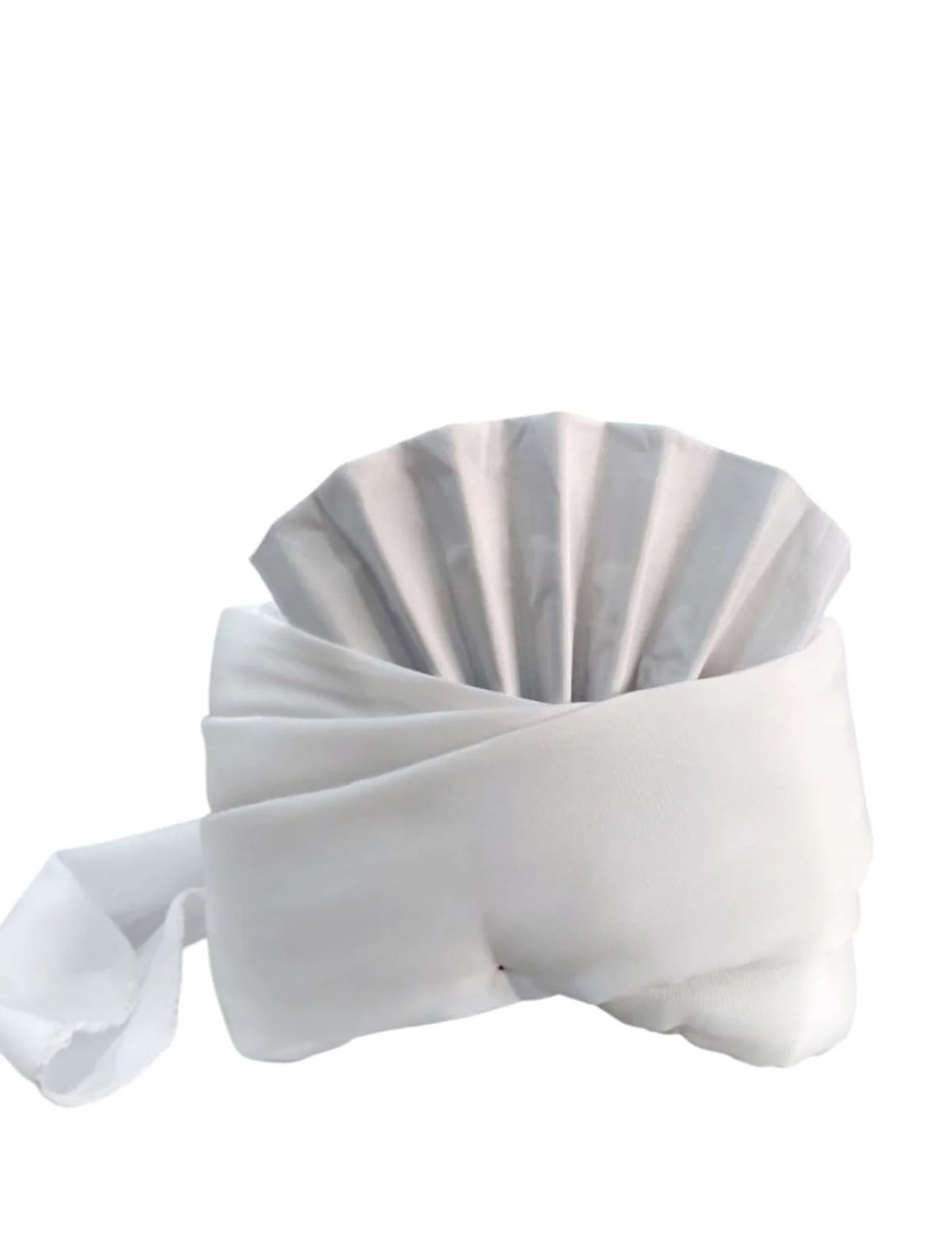 White Jaat Haryana Chaudhary Pagri Kids Fancy Dress Accessory