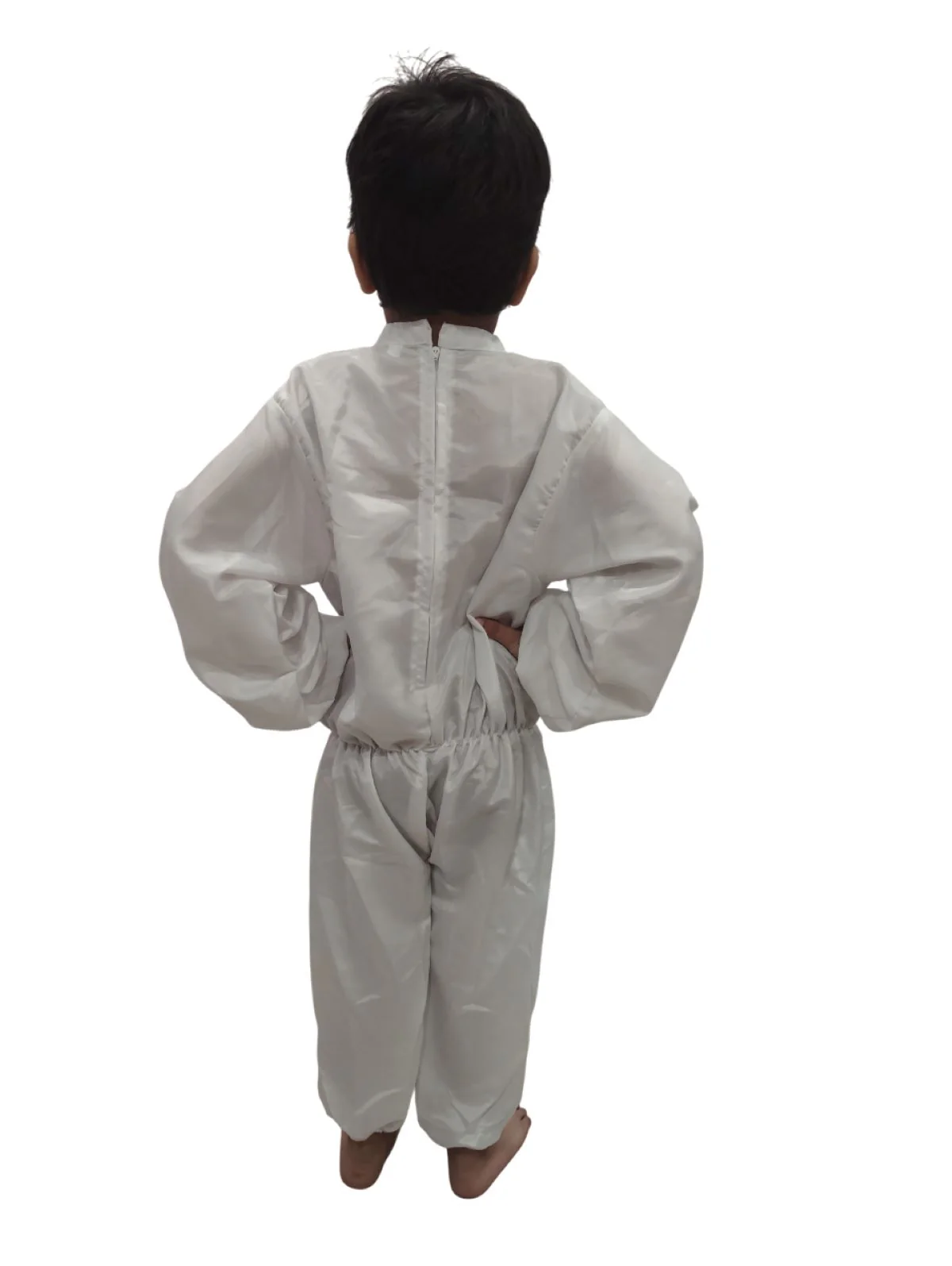 White Jumpsuit Kids  Fancy Dress Costume - Image 4