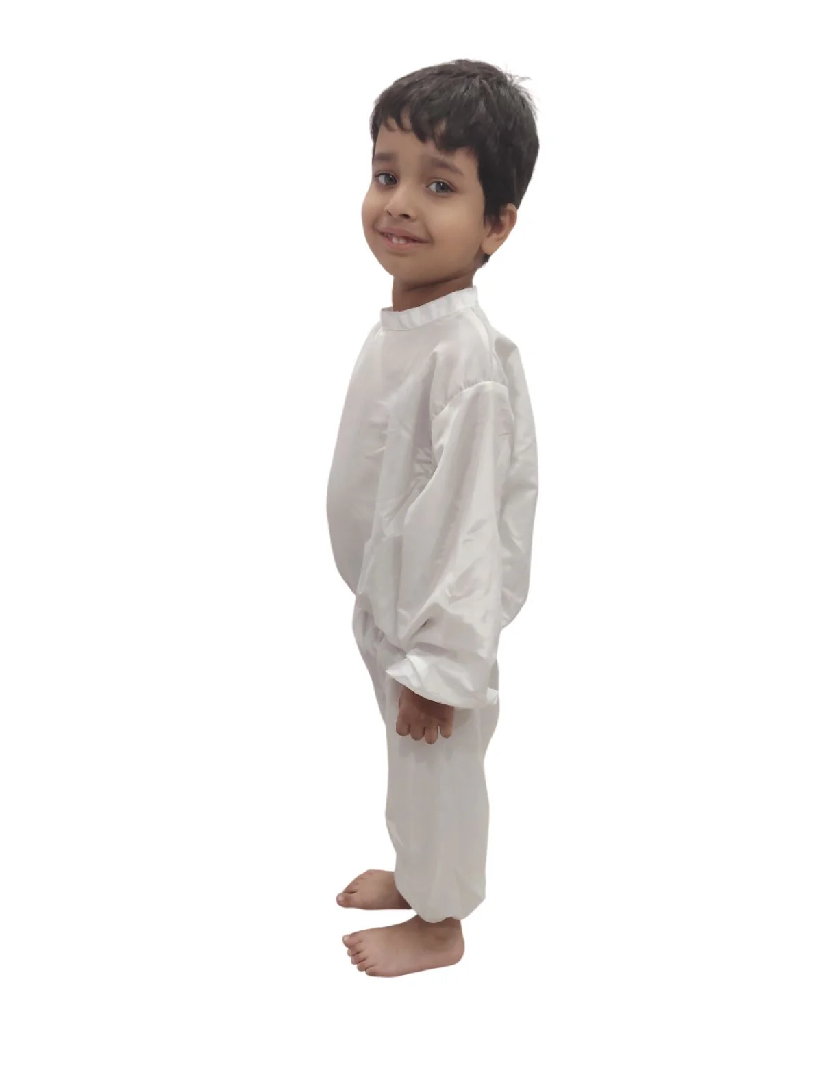 White Jumpsuit Kids  Fancy Dress Costume - Image 5