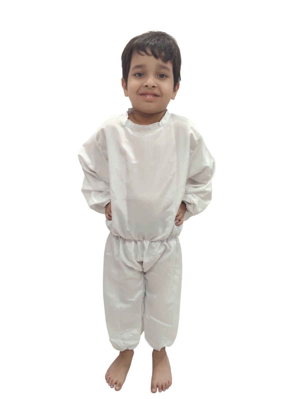 White Jumpsuit Kids  Fancy Dress Costume - Image 6