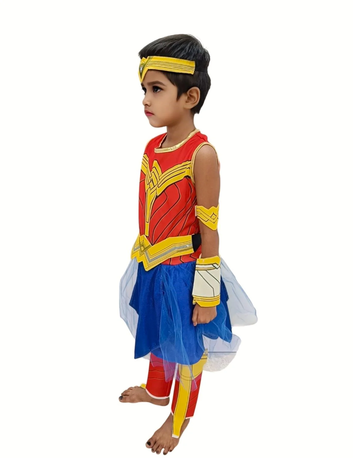 Goddess of War American Comic Superhero Kids Fancy Dress Costume for Girls - Imported - Image 4