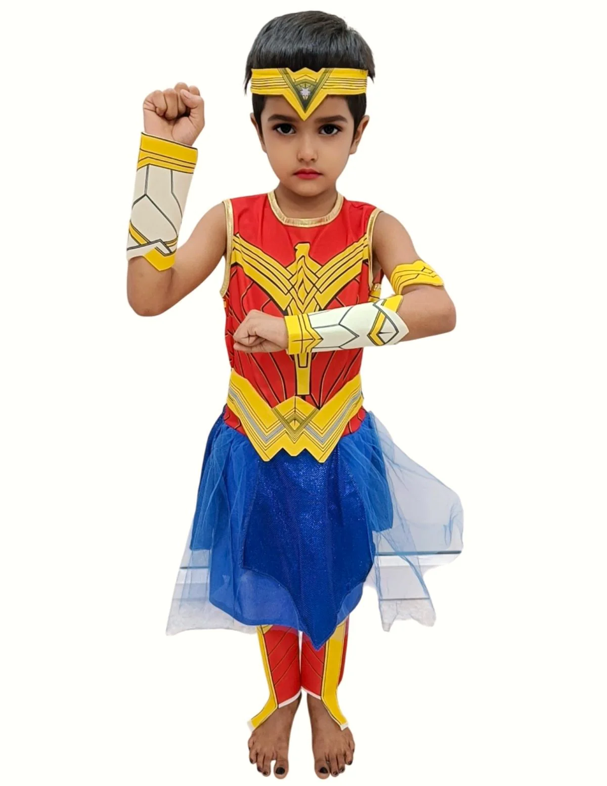 Goddess of War American Comic Superhero Kids Fancy Dress Costume for Girls - Imported - Image 5