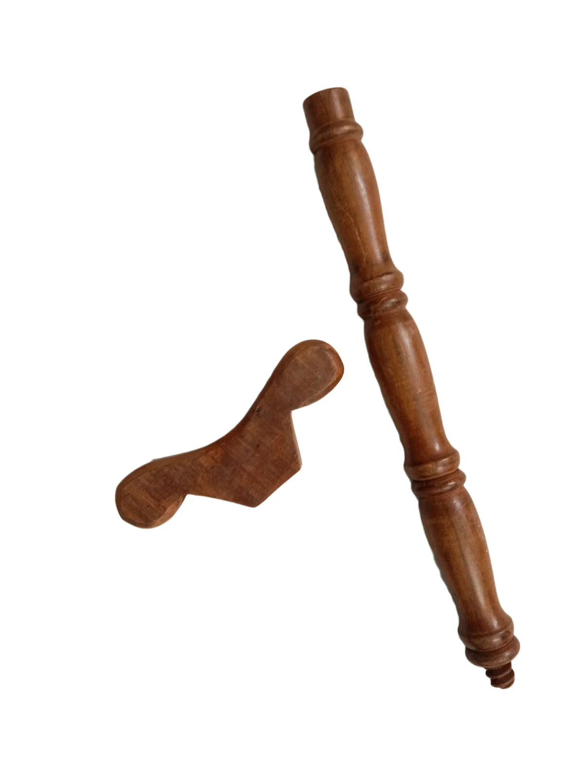 Wooden Yoga Danda – T-Shaped Meditation Stick for Saints, Sadhus & Spiritual Use | Arm Support Stick for Japa Mala, Mantra Chanting, Breathing, and Sitting Posture Help - Image 5