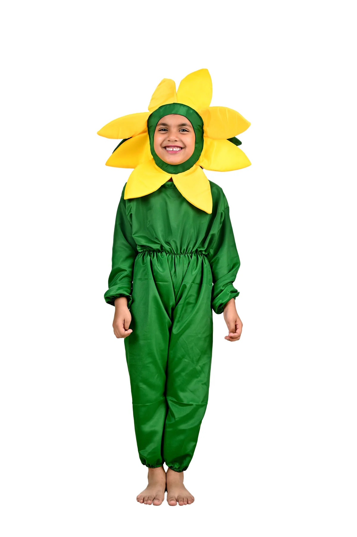 Yellow Flower Kids Fancy Dress Costume - Image 6