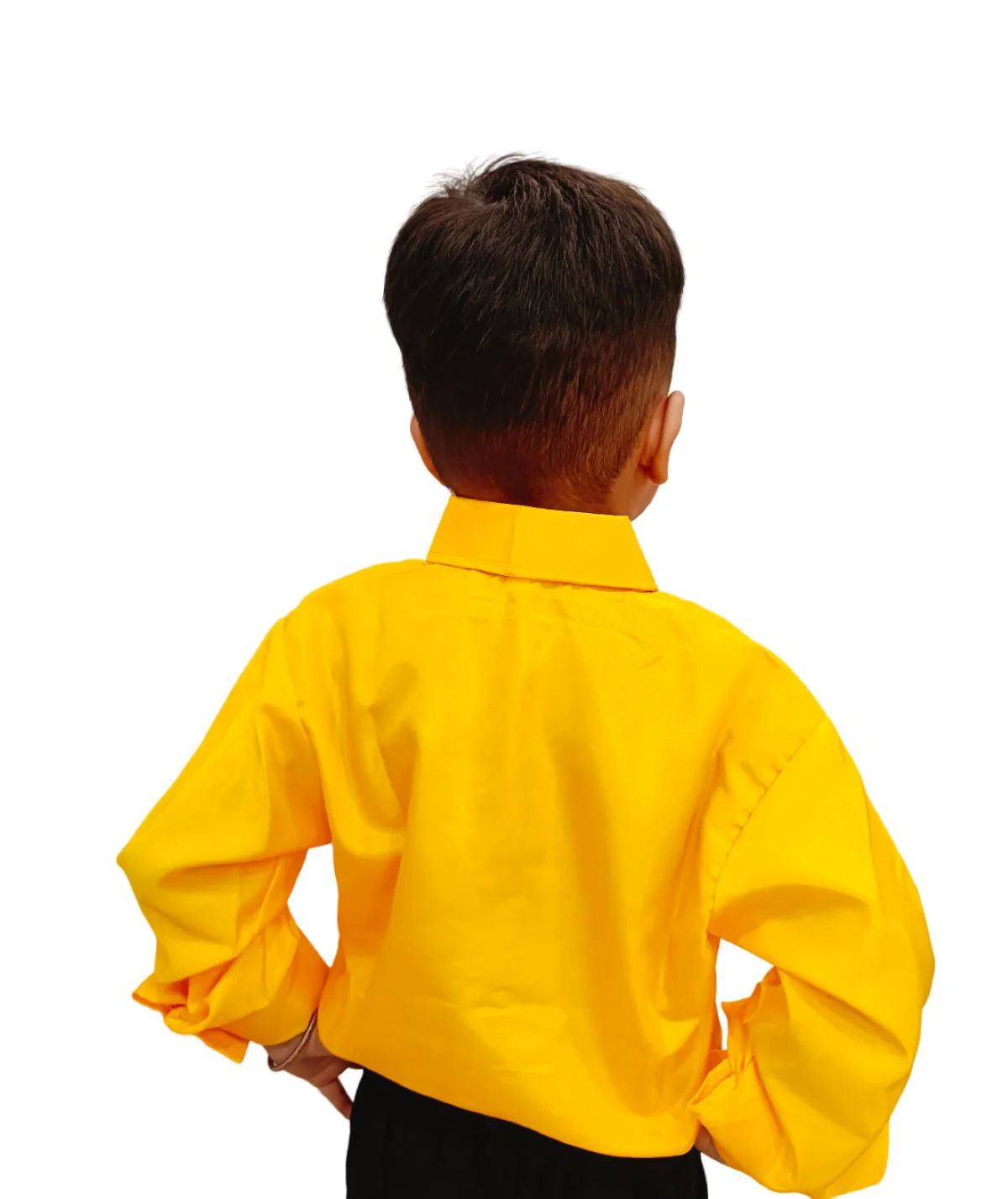 Yellow Frills Shirt Kids Fancy Dress Costume - Image 3
